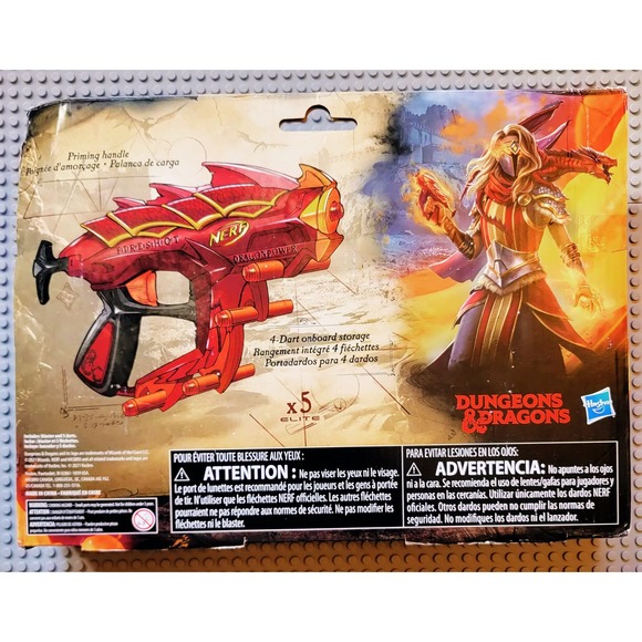 Nerf DragonPower Fireshot‎ Dart Blaster Dungeons and Dragons 5 Nerf Darts NEW - Picture 5 of 8